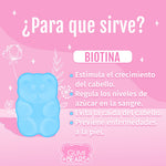 Pack Vitamina Biotin 6meses - Gumi Bears