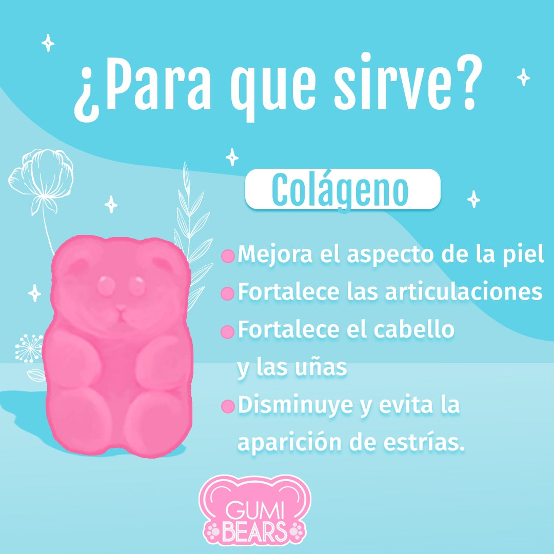 Gumi Bears - Vitaminas Skin Tratamiento 3 Meses