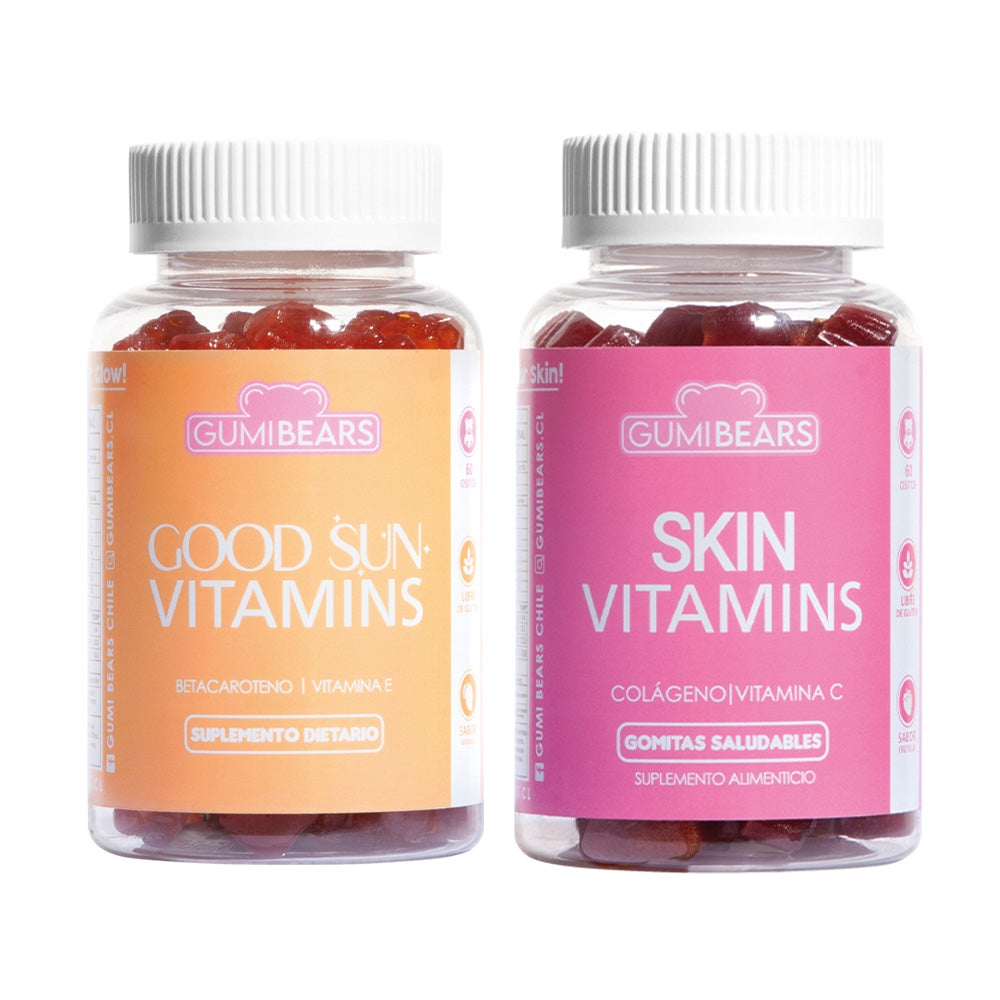 Kit Vitaminas GoodSun + Skin - GumiBears