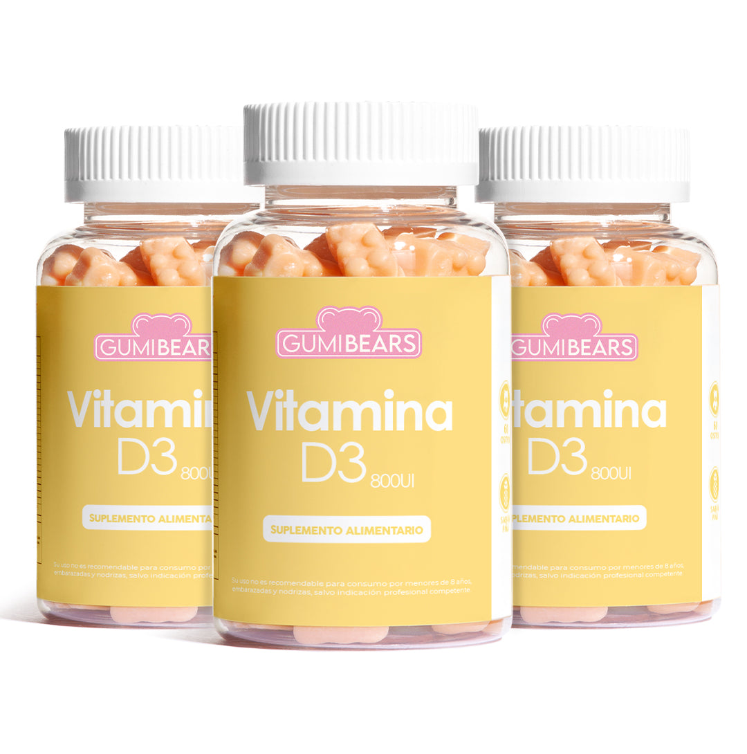 Pack Vitamina D3 Salud ósea E Inmunológica 3Meses