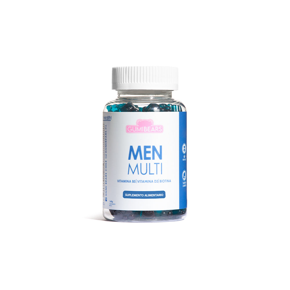 Pack Vitamina Men Multi Biotina 6 meses - GumiBears