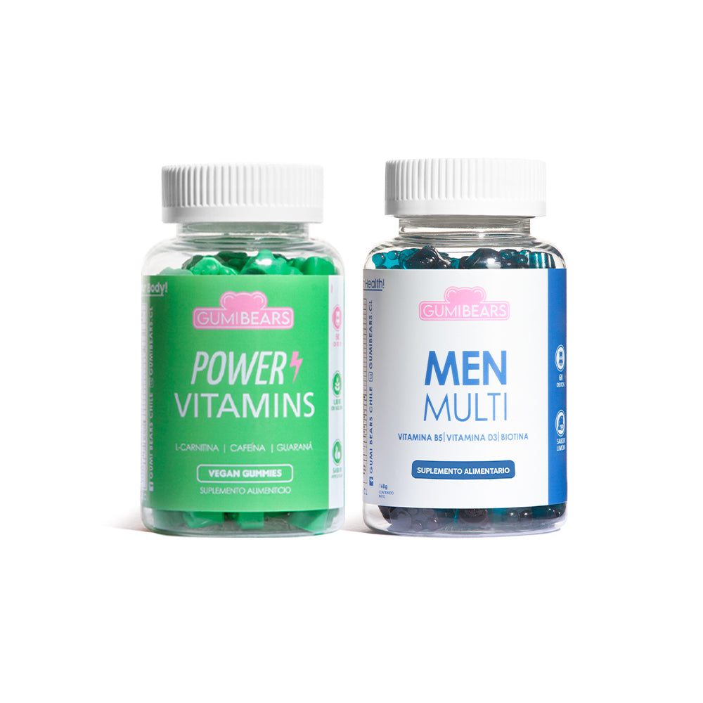 KIT MULTI MEN + POWER VITAMINS - GUMIBEARS