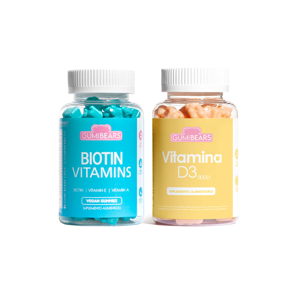 KIT BIOTIN + D3 VITAMINS - GUMIBEARS
