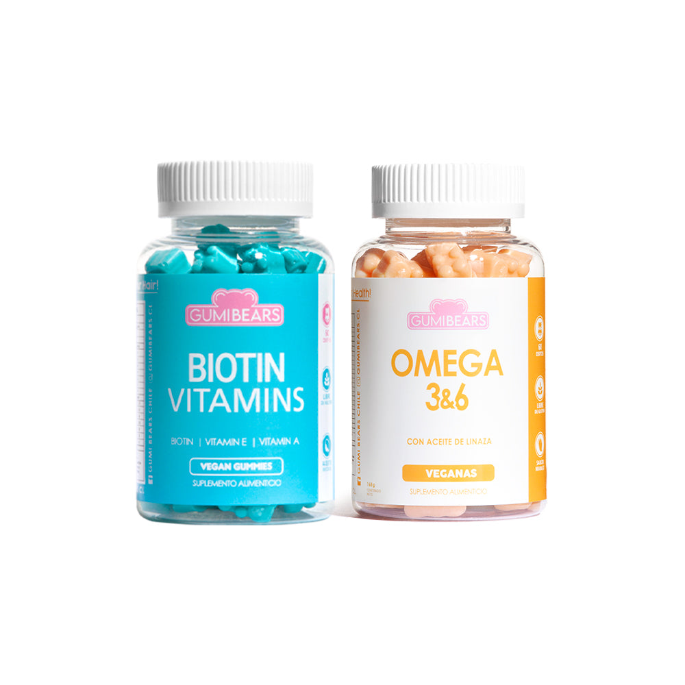 Kit Biotin + Omega 3&6 -  Gumi Bears