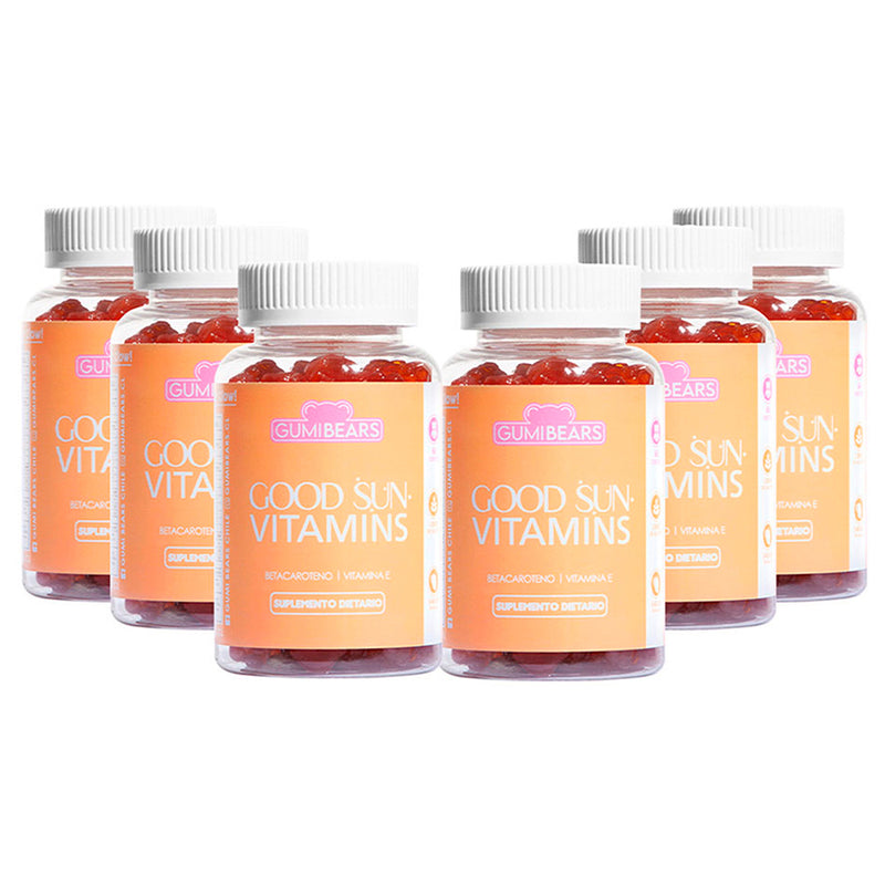 Vitaminas GoodSun Betacaroteno tratamiento 6 meses