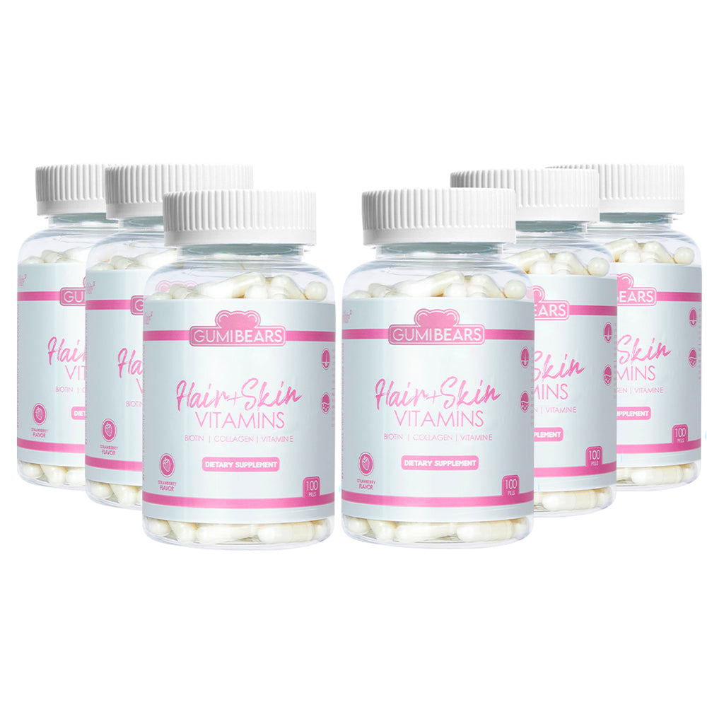 GUMI BEARS - VITAMINAS HAIR+SKIN CÁPSULAS TRATAMIENTO 6 MESES