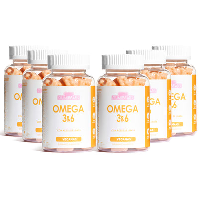 Pack Vitamina Omega 3&6 aceites esenciales 6 meses - GumiBears