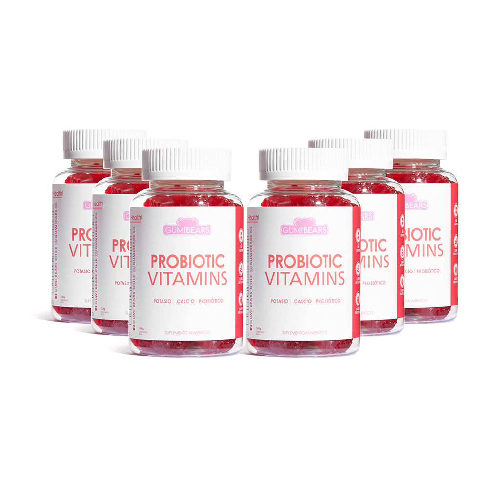 Pack Vitamina Probiotic equilibrio instestinal 6 meses - GumiBears