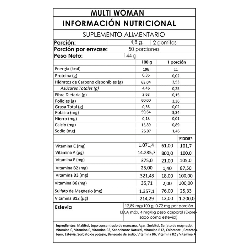 Multivitaminico Multi Woman Gumi Bears