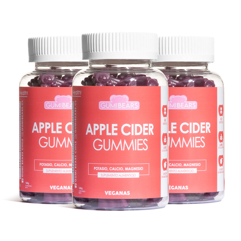 Vitamina Apple Cider salud intestinal 3meses - GumiBears